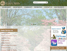 Tablet Screenshot of gatesmillsvillage.com